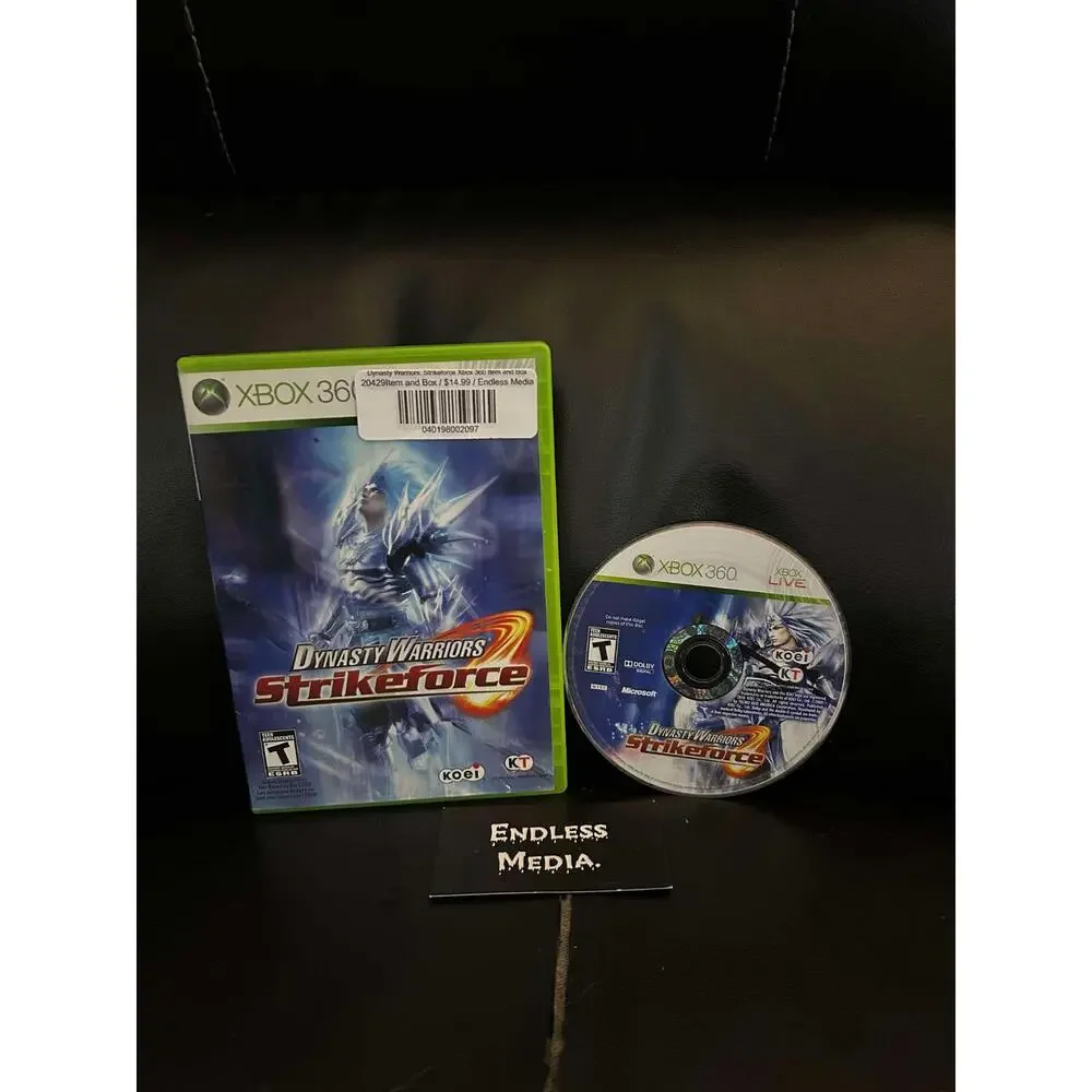 Dynasty Warriors: Strikeforce Microsoft Xbox 360 Item and Box Video Game